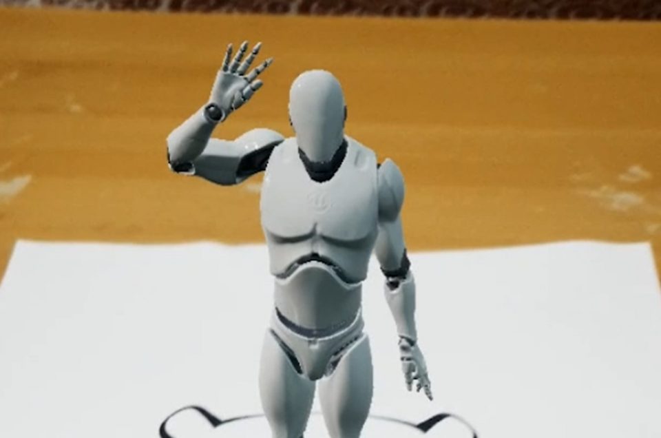 Interactive AR Mannequin